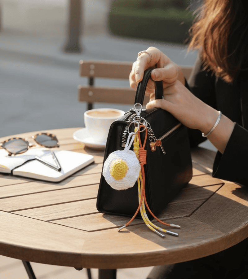 Key & bag charm Huevo Frito