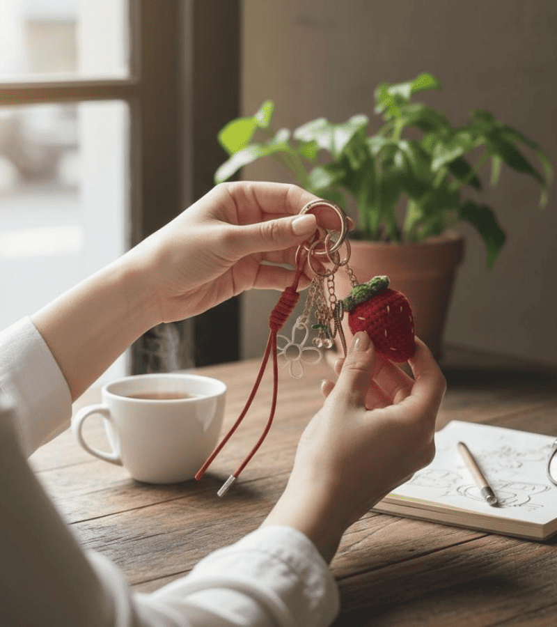 Key & bag charm Fresa