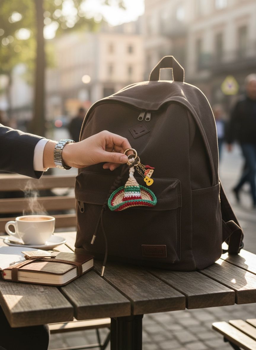 Key & bag charm Sombrerito Lindo